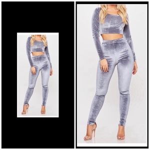 Two-Piece Velour Beauty